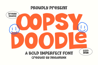 Oopsy Doodle Font for Creative Designs