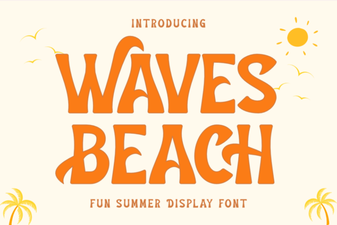 Waves Beach Font: Creative Typography for Coastal Projects