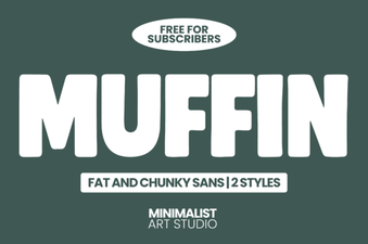 Muffin Font for Creative Design Projects