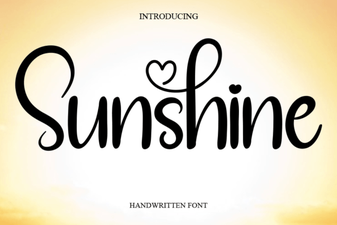 Sunshine Font: Creative Projects & Design Inspiration